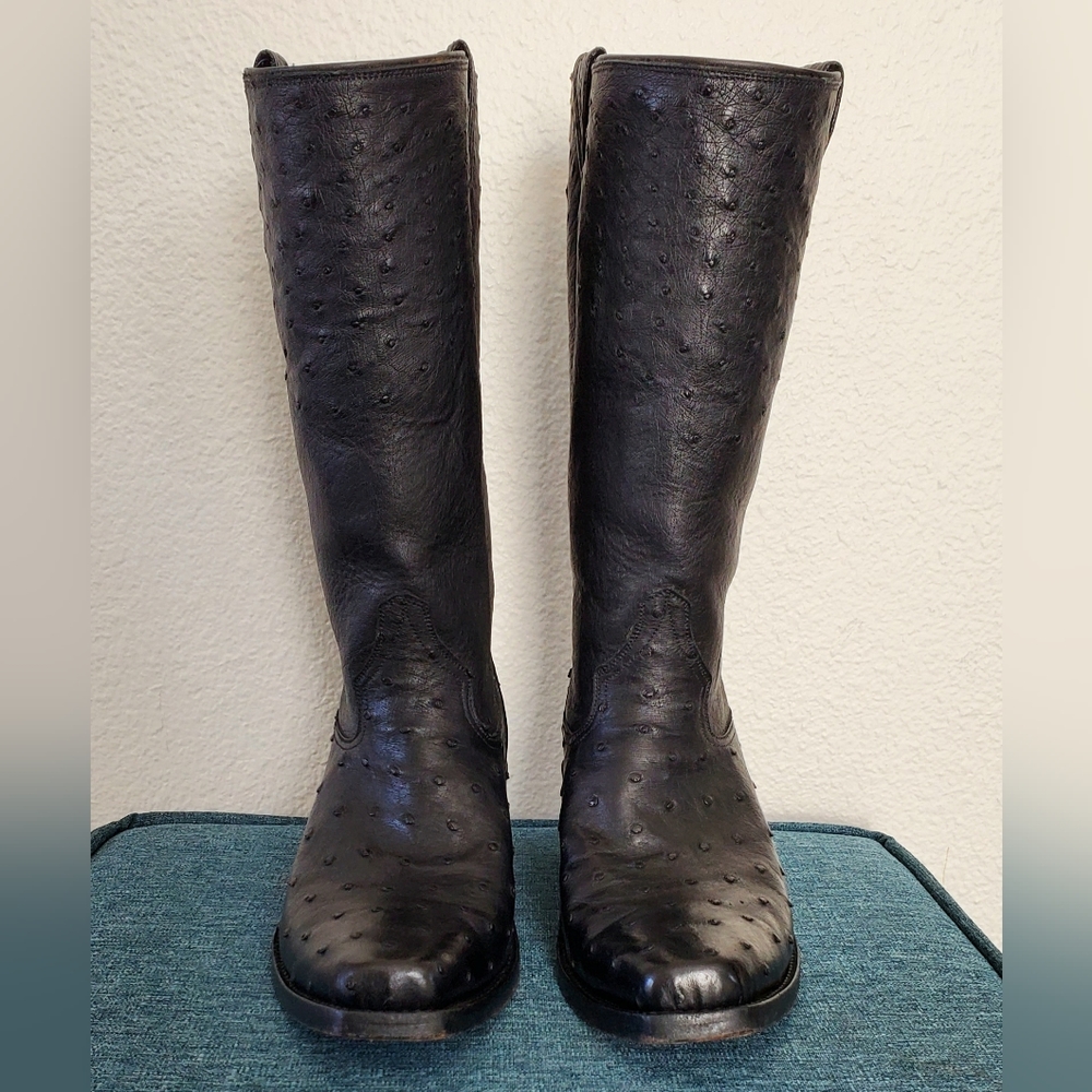Ostrich Cowboy Boots
